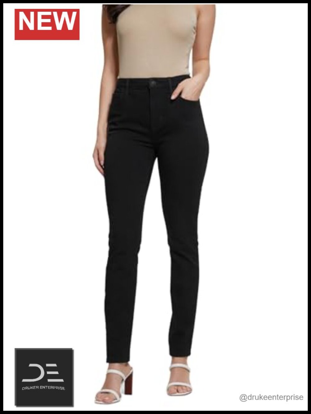 High Rise 1981 Skinny Jeans Stretchable Casual Women Denim